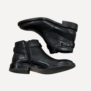 Alfani Men's Black Leather Ankle Boots